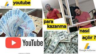 Google adsense, youtube para kazanma ve istisna belgesi nasıl alınır. Hesap ve adres dogrulama...