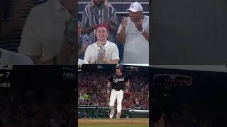 James Wood's family watching his first Major League RBI 