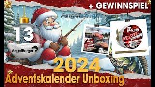 2024 Angel Berger Adventskalender Unboxing Türchen 13 Vorstellung Angel  Weihnachtskalender Angeln