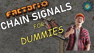 Factorio Chain Signals For Dummies  SHORT Guide For Signaling Basics Pt. 2