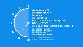 [high frequency warning] isbsp production slate (test)