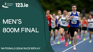 Mark English 800m Champion  800m Final Replay | Nationals 2024