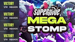 MEGA STOMP SUPERVIVE SCRIM WINNING 4 GAMES IN A ROW!