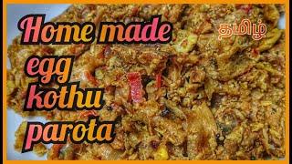 Easy Homemade Egg Kothu Parotta Recipe Street Food Style 