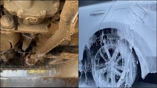 Cleaning a MUDDY KIA! How to wash Dirty Car with high pressure? Deep Clean #asmr #satisfying