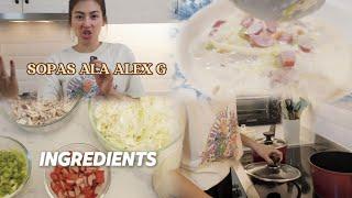 Sopas ala Alex Gonzaga