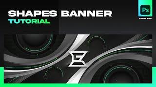 How to create CLEAN Shapes Banner (+FREE TEMPLATE) - Tutorial by EdwardDZN