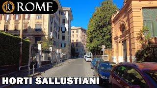 Rome guided tour  Horti Sallustiani [4K Ultra HD]