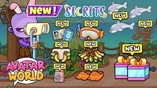 NEW UPDATE!  ALL NEW SECRETS AT NEW LOCATION "OCEAN VIEW ROAD" IN AVATAR WORLD 