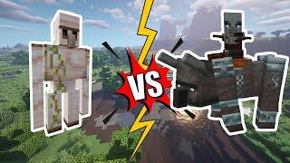 PVP Battle Minecraft: Голем VS Разбойник-разоритель