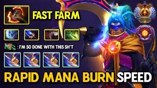 RAPID MANA BURN SPEED CARRY Anti Mage 1st ITEM BF Fast Farm Like A Machine 100% Hard Counter Medusa