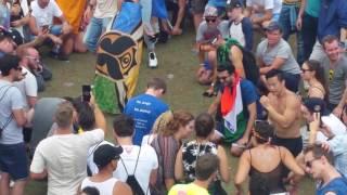 Nathan's crazy dance moves at Tomorrowland 2017