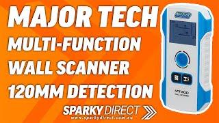 Major Tech MT300 | Multi-Function Wall Scanner 120mm Detection