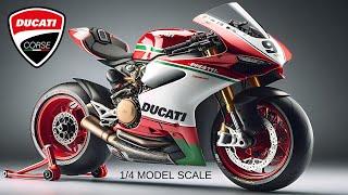 SIMPLE BUILD | HUGE 1/4 Model Scale Ducati Panigale 1299 R FINAL EDITION [POCHER ]