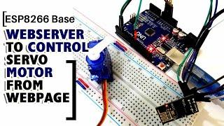 ESP8266 Based Webserver to Control Servo Motor from Webpage