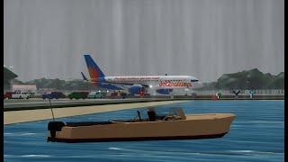 | Rainy Departure From Pavlada | Jet2 757-200 | Aeronautica - Roblox |