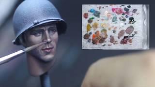 Painting The Head in 1/10 scale