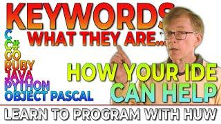 Programming Keywords and Case-Sensitivity (Learn To Program With Huw)