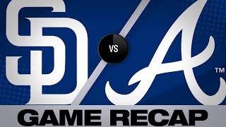 Kinsler, Myers power Padres' rout of Braves - 5/2/19