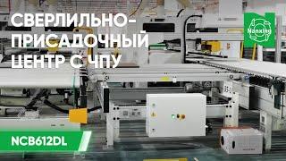 Nanxing NСB612DL. Сверлильно-присадочный центр с ЧПУ. Автоматическая подача деталей. Станок Нансинг