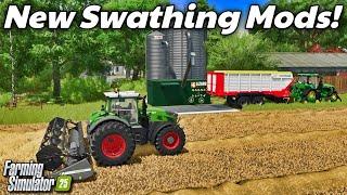Mod Preview - Tractor Swathing & Swathing+ (by BbMods) | FS25
