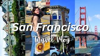 San Francisco Travel Vlog ️ 3 Days of Iconic Sights! Biking the Golden Gate, Alcatraz & Cafes