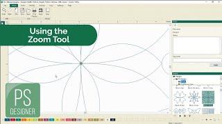 Using the Zoom Tool in Pro-Stitcher Designer