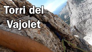 Scalata alle Torri Vajolet: l'inizio da brivido #climbing #TorriVajolet