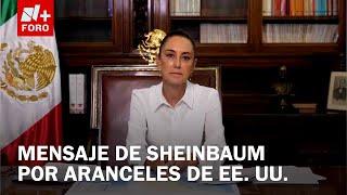 Claudia Sheinbaum responde a los aranceles de EE. UU. - Las Noticias