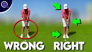 How to hit solid CHIP shots (the CORRECT way!)