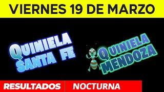 Resultados Quinielas nocturnas de Santa Fe y Mendoza Viernes 19 de Marzo