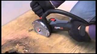 Removing Damaged Subfloor with RotoZip XWheels