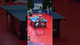 Unlucky for Robot in ping pong #robot
