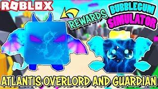 ATLANTIS OVERLORD & ATLANTIS GUARDIAN PETS IN BUBBLEGUM SIMULATOR (Roblox) | REWARDS AND ROBUX PETS