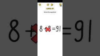 Brain Blow Level 85 | Brain Blow Solve the equation Answer