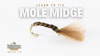 Quick Tie: Mole Midge | Fly Tying Tutorial for Trout Fishing