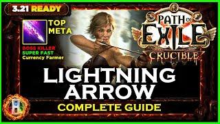 [PoE 3.21] VAAL LIGHTNING ARROW DEADEYE - COMPLETE GUIDE - PATH OF EXILE CRUCIBLE - POE BUILDS