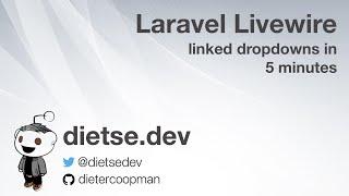 Linked select boxes -   Laravel Livewire in 5 minutes