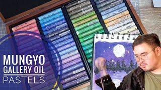 Mungyo Gallery 72 Oil Pastels Unboxing Swatching and First Impressions