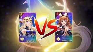Astraia Sipra vs Miracle Clara - Who's better? | Mobile Legends: Adventure