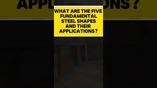 Fundamental steel shapes tips #warehouse  #construction #metalbuildings  #home