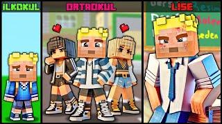 EFEKAN'S SCHOOL LIFE | PRIMARY SCHOOL - MIDDLE SCHOOL - HIGH SCHOOL  - Minecraft