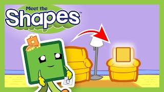 Meet the Shapes - "Square" Jump-in | Preschool Prep Company