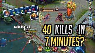 WORLD RECORD 40KILLS IN RANK GAME | MLBB