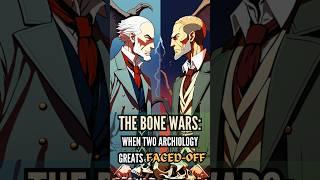 The Bone Wars: How Two Rival Palaeontologists Unleashed a Dinosaur Frenzy | #historyrevealed #shorts