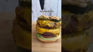 This Double Cheeseburger hits different #foodtiktok #Short