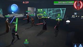 Jedi Knight Luke Skywalker (L) vs Sith Empire (JKL vs DR) | SWGOH