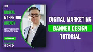 Digital Marketing Agency Social Media Post Design | Free Download In PSD File | Photoshop Tutorial