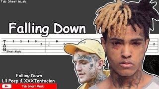 Lil Peep & XXXTentacion - Falling Down Guitar Tutorial