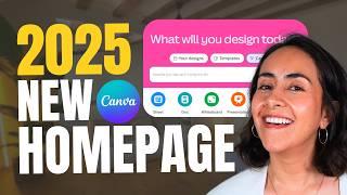 Canva Homepage Tutorial (2025) | Beginners, Start Here! 